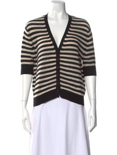 Pre-owned Khaite Cashmere Striped Sweater