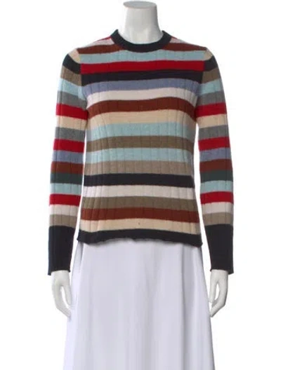 Pre-owned Khaite Cashmere Striped Sweater In Multi