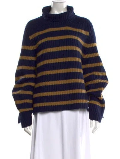 Pre-owned Khaite Cashmere Striped Sweater In Multi