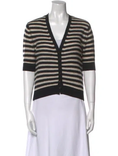 Pre-owned Khaite Cashmere Striped Sweater In Neutral