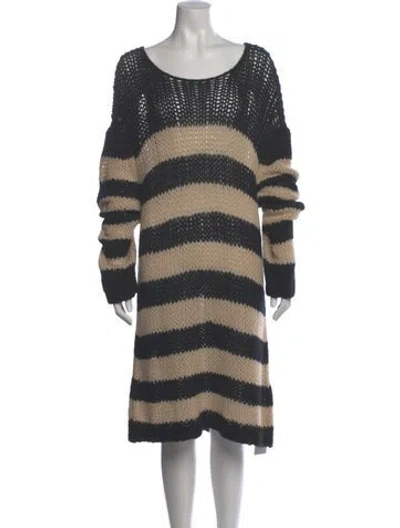Pre-owned Khaite Cashmere Striped Sweater In Neutral