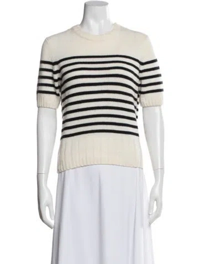 Pre-owned Khaite Cashmere Striped Sweater In Neutral