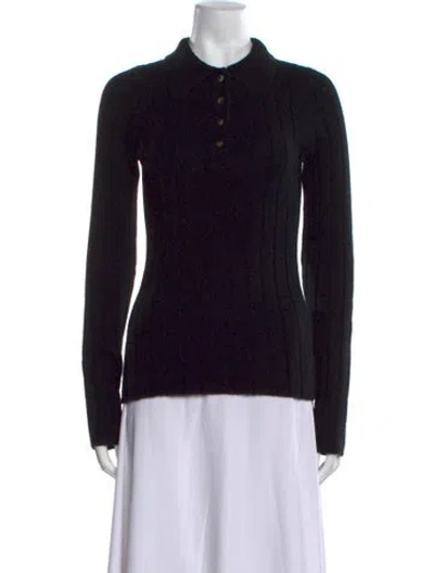 Pre-owned Khaite Cashmere Sweater In Black
