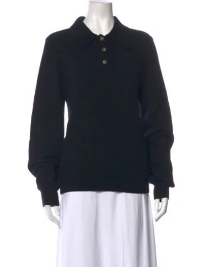 Pre-owned Khaite Cashmere Sweater In Black