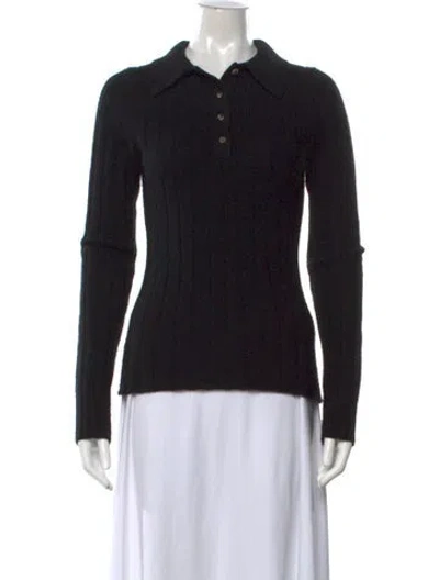 Pre-owned Khaite Cashmere Sweater In Black
