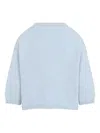 Khaite Atmosphere Blue Cashmere Sabina Sweater