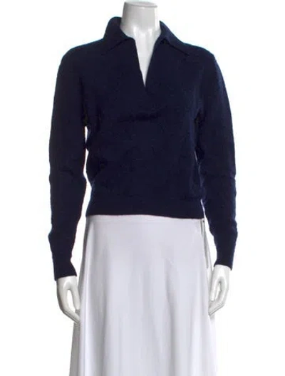 Pre-owned Khaite Cashmere Sweater In Blue