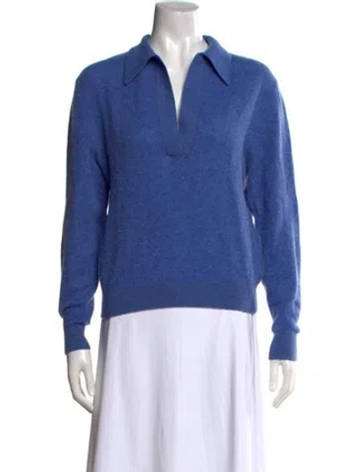 Pre-owned Khaite Cashmere Sweater In Blue