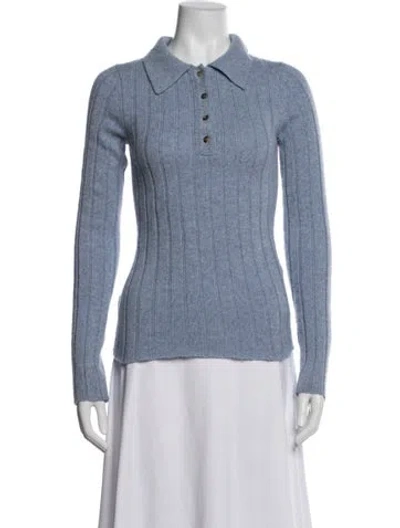 Pre-owned Khaite Cashmere Sweater In Blue