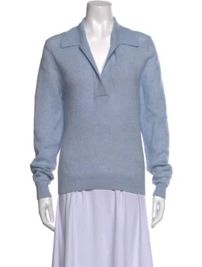 Pre-owned Khaite Cashmere Sweater In Blue