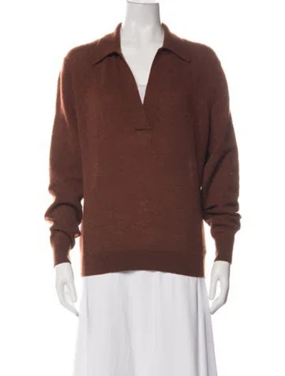 Pre-owned Khaite Cashmere Sweater In Brown