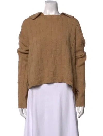 Pre-owned Khaite Cashmere Sweater In Brown