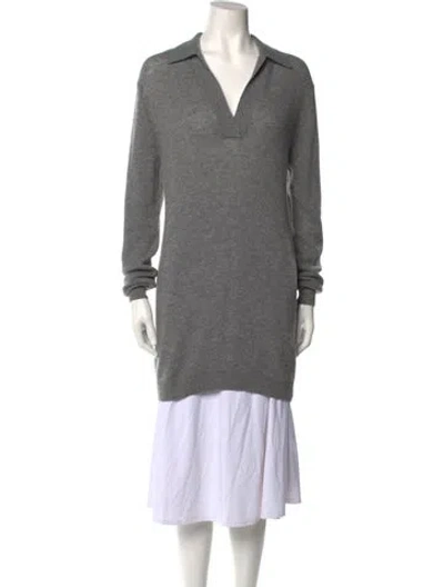 Pre-owned Khaite Cashmere Sweater In Gray