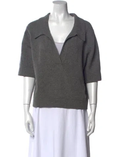 Pre-owned Khaite Cashmere Sweater In Gray