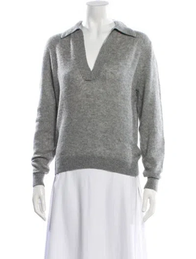 Pre-owned Khaite Cashmere Sweater In Gray