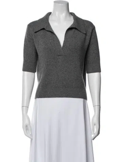 Pre-owned Khaite Cashmere Sweater In Gray