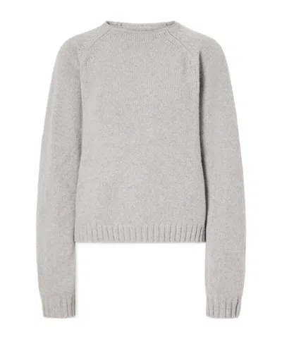 Khaite Cashmere Sweater In Gray