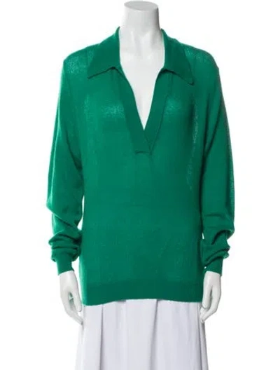 Pre-owned Khaite Cashmere Sweater In Green