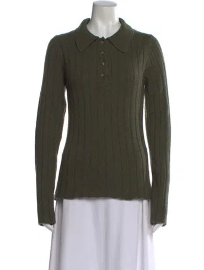 Pre-owned Khaite Cashmere Sweater In Green