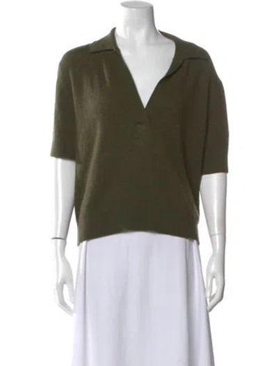 Pre-owned Khaite Cashmere Sweater In Green