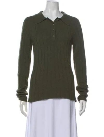 Pre-owned Khaite Cashmere Sweater In Green