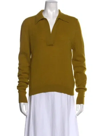 Pre-owned Khaite Cashmere Sweater In Green