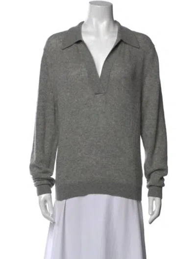Pre-owned Khaite Cashmere Sweater In Grey