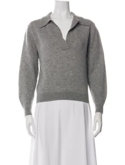 Pre-owned Khaite Cashmere Sweater In Grey
