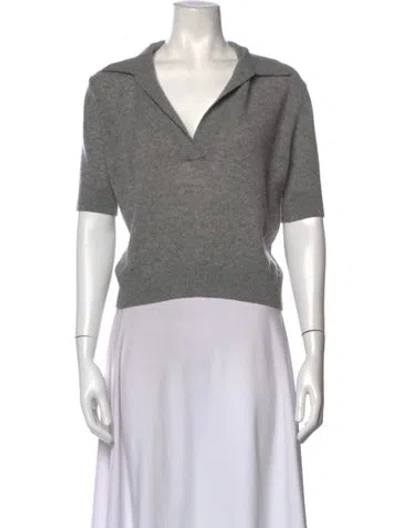 Pre-owned Khaite Cashmere Sweater In Grey