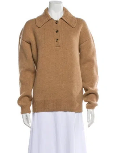 Pre-owned Khaite Cashmere Sweater In Neutral