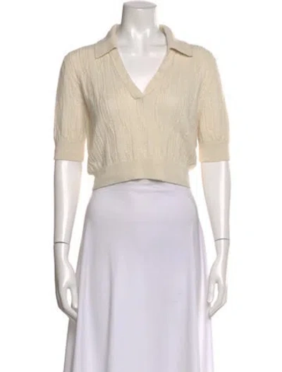 Pre-owned Khaite Cashmere Sweater In Neutral