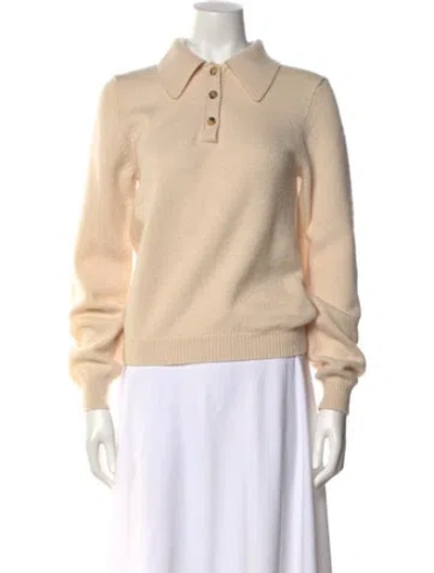 Pre-owned Khaite Cashmere Sweater In Neutral