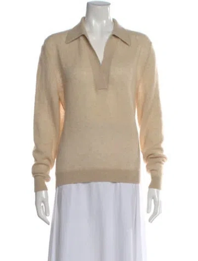 Pre-owned Khaite Cashmere Sweater In Neutral