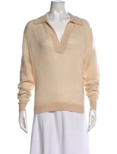 Pre-owned Khaite Cashmere Sweater In Neutral