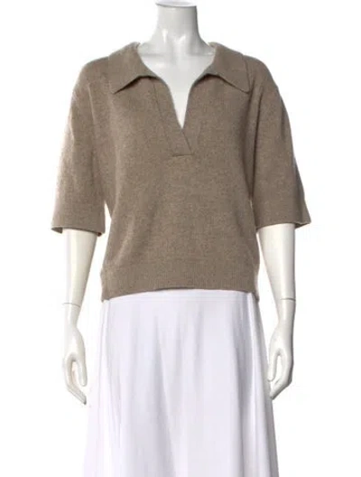 Pre-owned Khaite Cashmere Sweater In Neutral