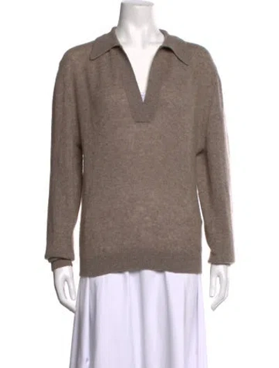 Pre-owned Khaite Cashmere Sweater In Neutrals