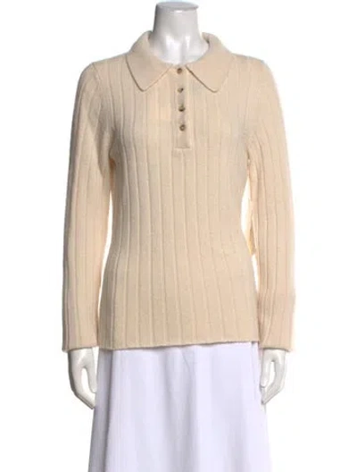 Pre-owned Khaite Cashmere Sweater In Neutrals
