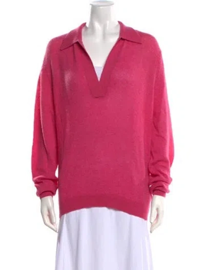 Pre-owned Khaite Cashmere Sweater In Pink