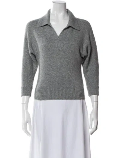 Pre-owned Khaite Cashmere Sweater W/ Tags In Gray