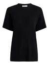 Khaite Cashmere T-shirt In Black