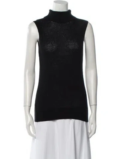 Pre-owned Khaite Cashmere Turtleneck Sweater In Black