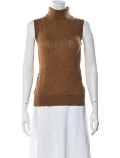 Pre-owned Khaite Cashmere Turtleneck Sweater In Neutral