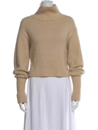 Pre-owned Khaite Cashmere Turtleneck Sweater In Neutral