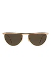 Khaite Cat-eye Frame Sunglasses In Brown