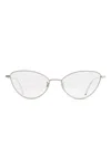 Khaite Cat-eye Glasses In Silver