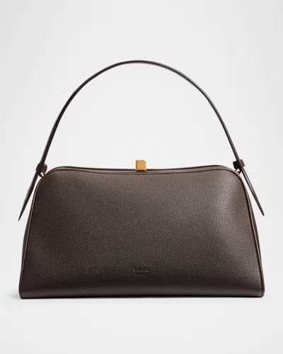 KHAITE CATE FRAME LEATHER TOP-HANDLE BAG