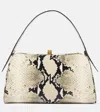 Khaite Cate Python-embossed Leather Top-handle Bag In Multicoloured
