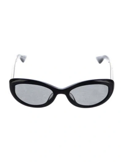 Pre-owned Khaite Cat-eye Tinted Sunglasses In Black