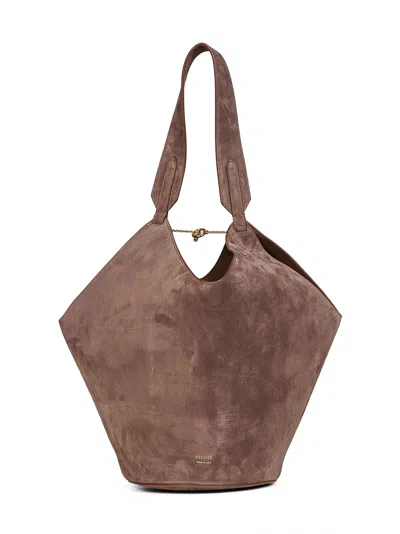 Khaite Cedar Lotus Small Tote Bag