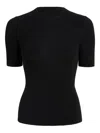 Khaite Celina Short-sleeved Crew-neck T-shirt In Black